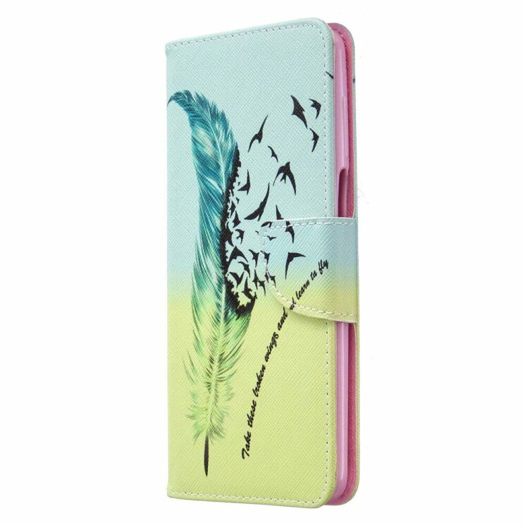 Чехол-книжка Deexe Color Wallet для Xiaomi Redmi Note 9 Pro Max / Note 9 Pro / Note 9s - Feather: фото 4 из 9