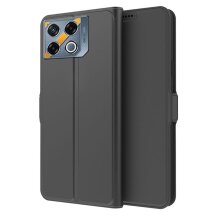 Чехол-книжка Deexe Faro Wallet для Infinix GT 20 Pro - Black: фото 1 из 7