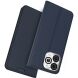 Чехол-книжка Deexe Faro Wallet для Infinix Smart 8 - Blue (344127L). Фото 1 из 7