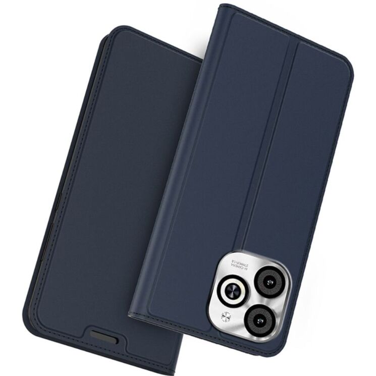 Чехол-книжка Deexe Faro Wallet для Infinix Smart 8 - Blue: фото 1 из 7
