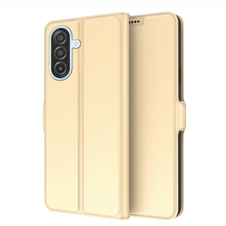 Чехол-книжка Deexe Faro Wallet для Samsung Galaxy S26 FE - Gold (412709F) Чехол-книжка Deexe Faro Wallet для Samsung Galaxy S26 FE - Gold: фото 1 из 7