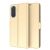 Чехол-книжка Deexe Faro Wallet для Samsung Galaxy S26 FE - Gold: фото 1 из 7
