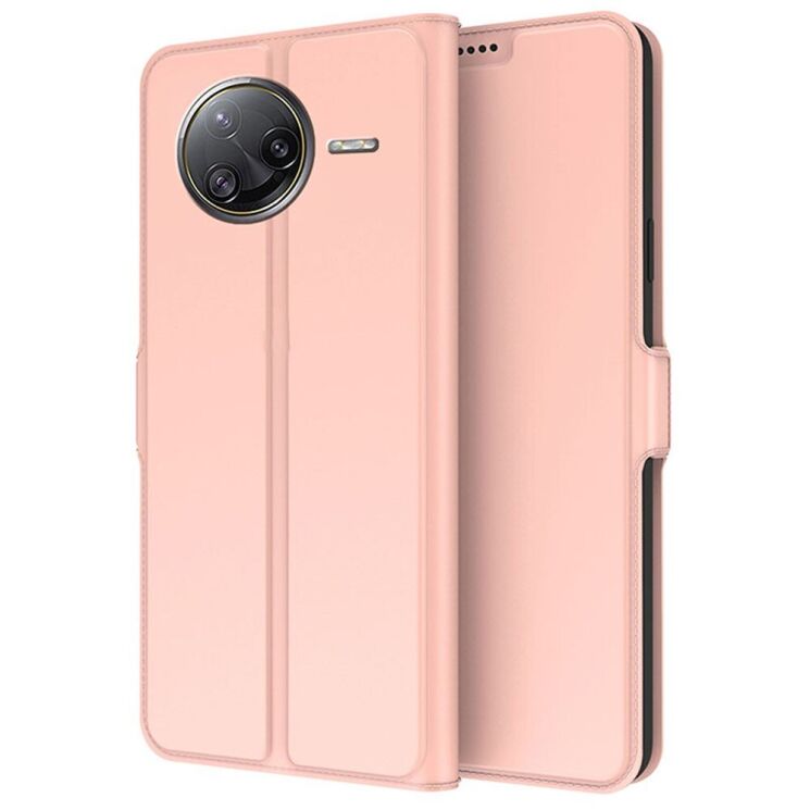 Чехол-книжка Deexe Faro Wallet для Xiaomi Poco F7 Ultra - Rose Gold: фото 1 из 6