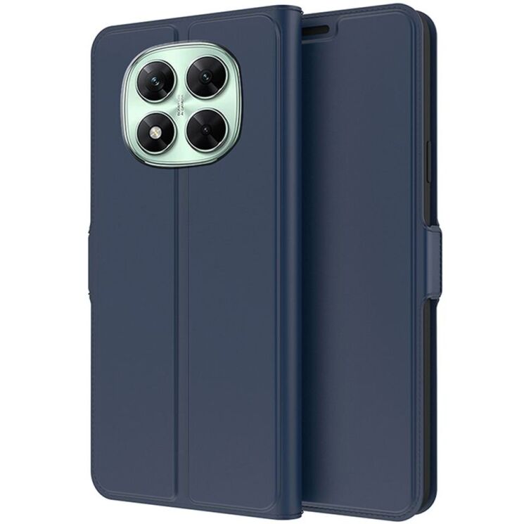 Чохол-книжка Deexe Faro Wallet для Xiaomi Redmi Note 14 Pro Plus - Blue: фото 1 з 6