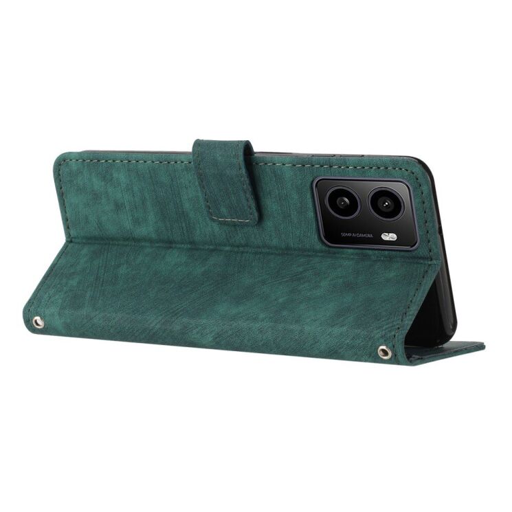Чехол-книжка Deexe Lines Series для HMD Pulse / Pulse Pro / Pulse Plus - Green: фото 3 из 12