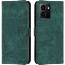 Чехол-книжка Deexe Lines Series для HMD Pulse / Pulse Pro / Pulse Plus - Green: фото 1 из 12