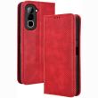 Чехол-книжка Deexe Retro Style для Infinix Hot 70 - Red (422005R)