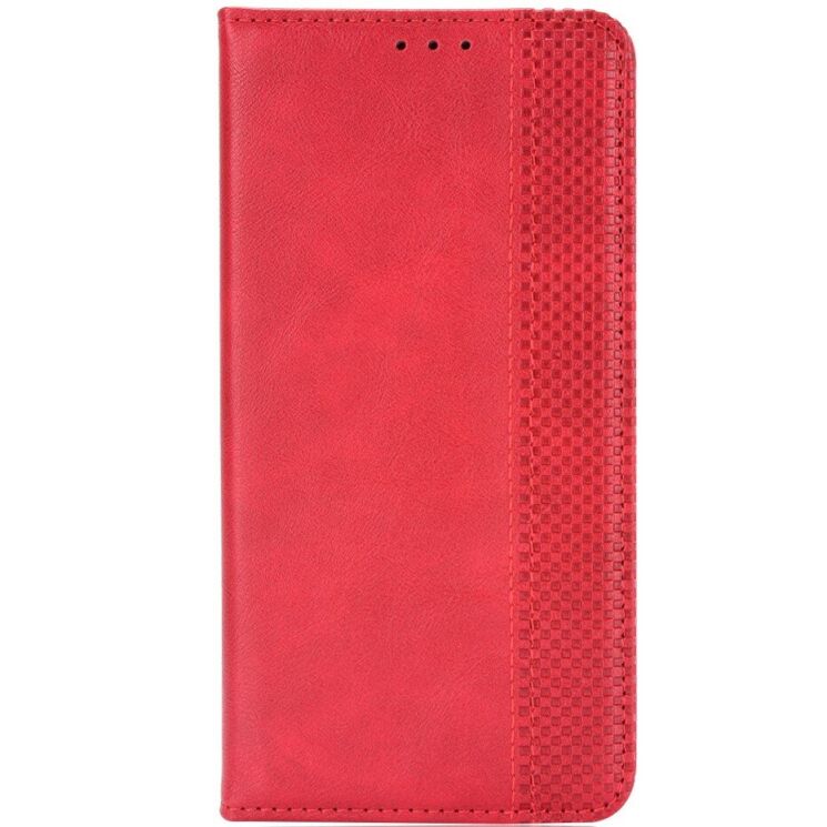 Чехол-книжка Deexe Retro Style для Realme C85 Pro - Red: фото 4 из 19