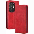 Чехол-книжка Deexe Retro Style для TECNO Camon 50 - Red (386333R)