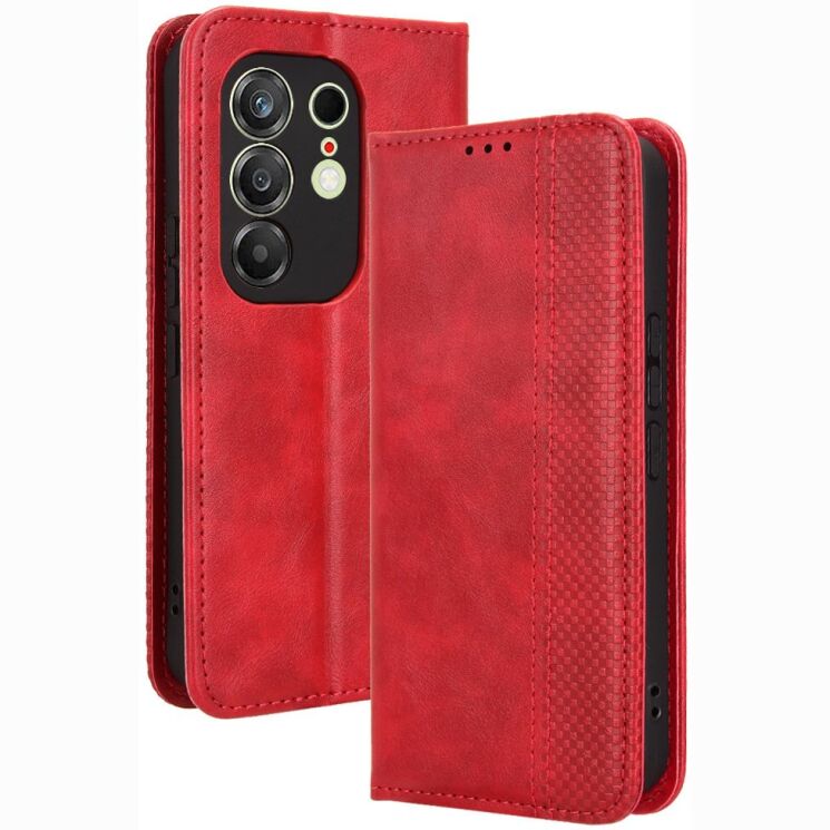 Чохол-книжка Deexe Retro Style для TECNO Camon 50 - Red (386333R) Чохол-книжка Deexe Retro Style для TECNO Camon 50 - Red: фото 1 з 20