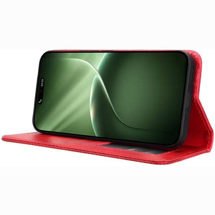 Чохол-книжка Deexe Retro Style для TECNO Camon 50 - Red (386333R) Чохол-книжка Deexe Retro Style для TECNO Camon 50 - Red: фото 7 з 20