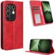 Чохол-книжка Deexe Retro Style для TECNO Camon 50 - Red (386333R). Фото 2 з 20