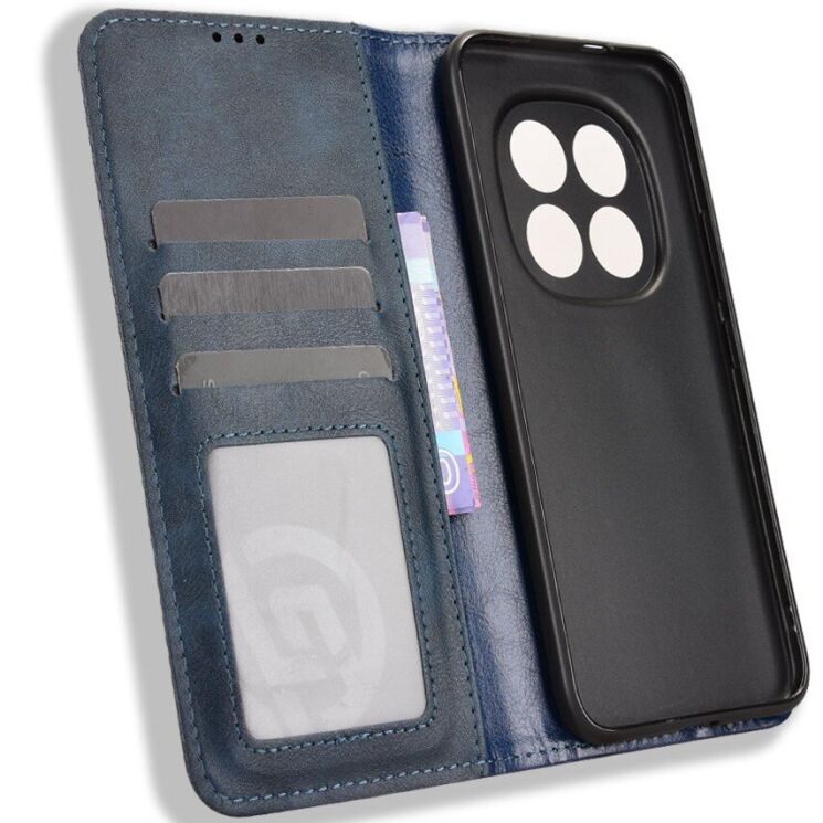 Чохол-книжка Deexe Retro Style для Xiaomi Redmi Note 15 Pro 5G - Blue (405013L) Чохол-книжка Deexe Retro Style для Xiaomi Redmi Note 15 Pro 5G - Blue: фото 5 з 18