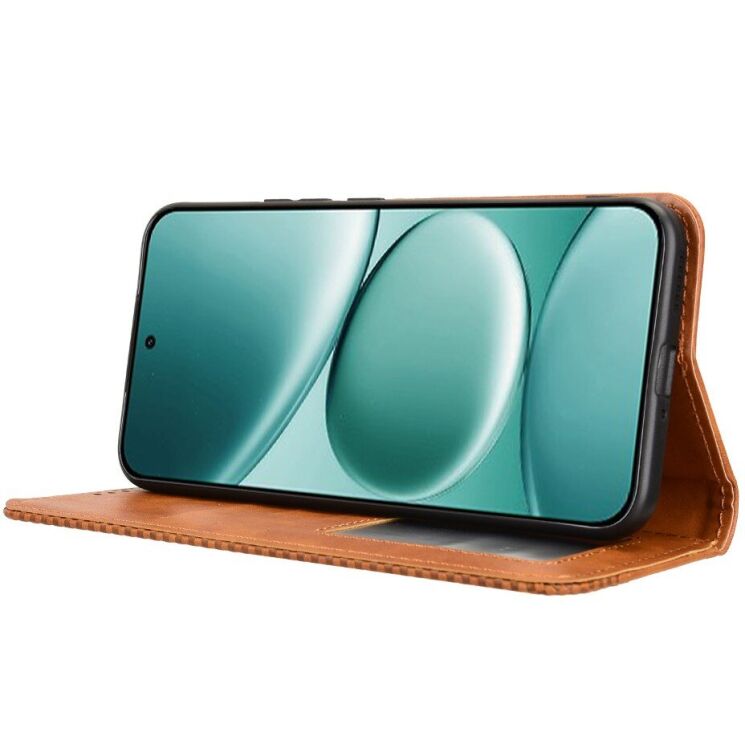 Чехол-книжка Deexe Retro Style для Xiaomi Redmi Note 15 Pro - Brown: фото 7 из 19