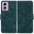 Чехол-книжка Deexe Tiger для Motorola Moto E14 / G04s - Green (358602G)