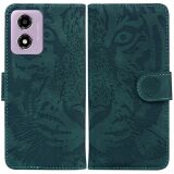 Чехол-книжка Deexe Tiger для Motorola Moto E14 / G04s - Green: фото 1 из 7