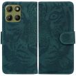 Чехол-книжка Deexe Tiger для Motorola Moto G15 - Green (372626G)