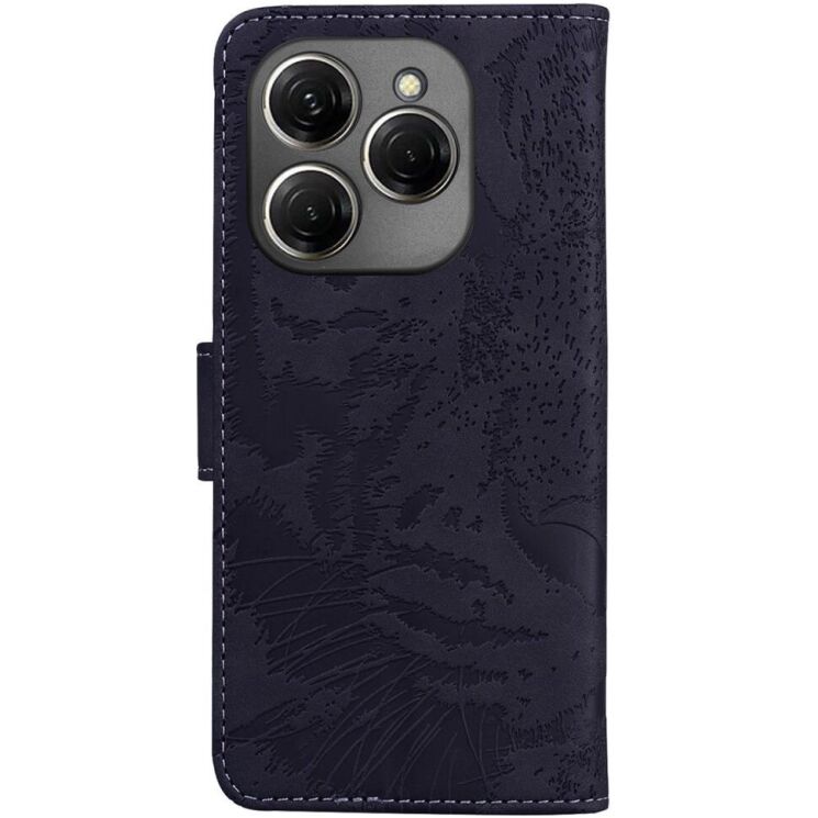 Чехол-книжка Deexe Tiger для TECNO Spark 20 Pro - Black: фото 6 из 7
