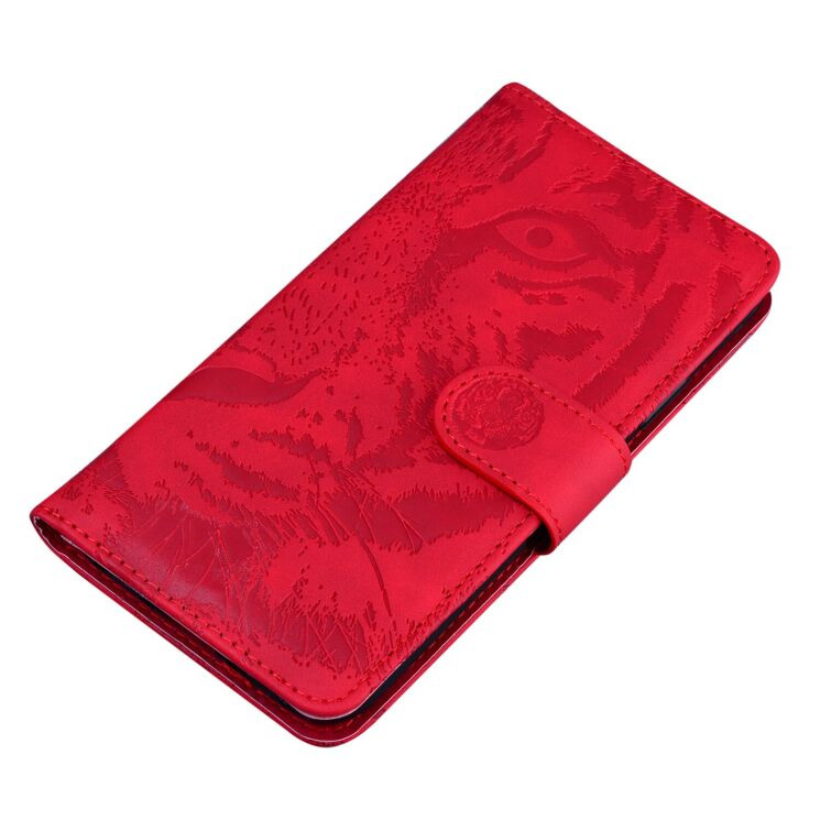 Чехол-книжка Deexe Tiger для Xiaomi Poco X8 Pro - Red: фото 3 из 7
