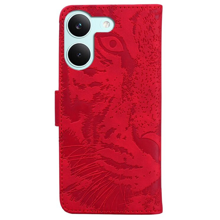 Чехол-книжка Deexe Tiger для Xiaomi Poco X8 Pro - Red: фото 6 из 7