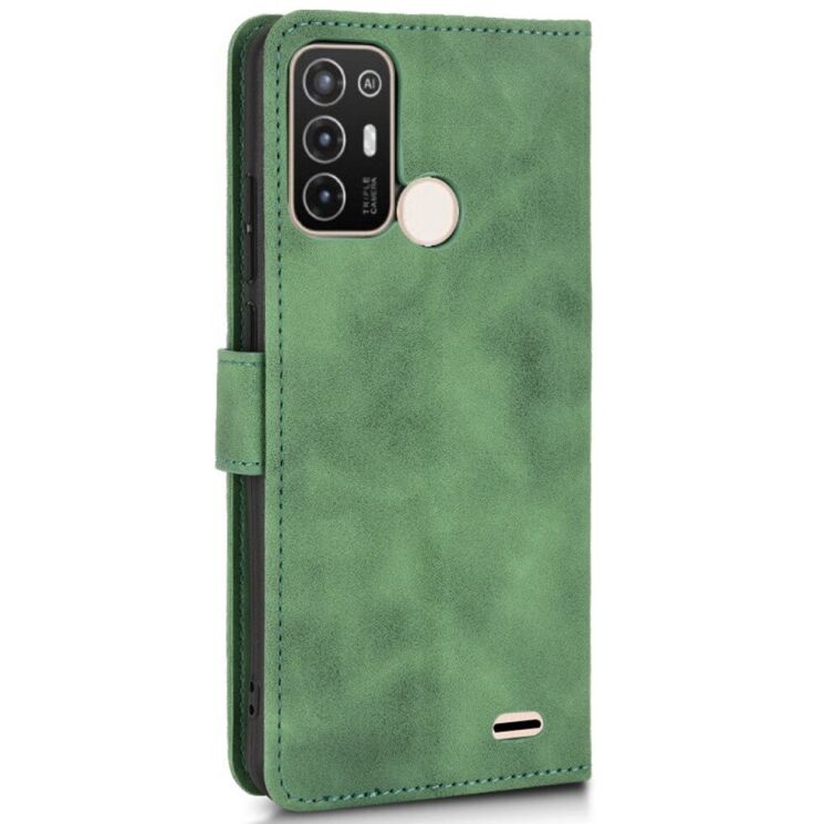 Чехол-книжка Deexe Vintage Book для ZTE Blade A52 - Green: фото 3 из 10