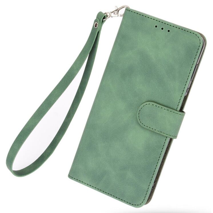 Чехол-книжка Deexe Vintage Book для ZTE Blade A52 - Green: фото 6 из 10