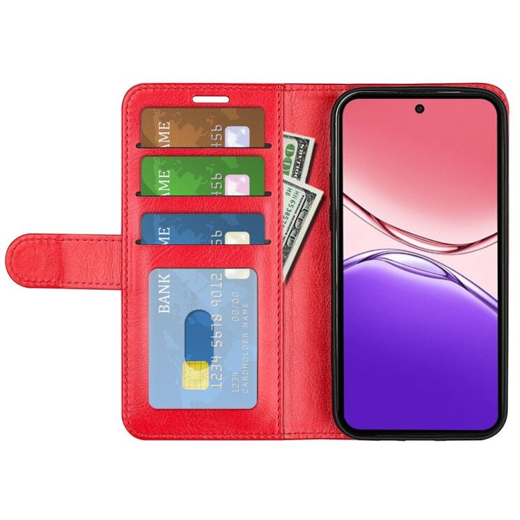 Чехол-книжка Deexe Wallet Style для Oppo A5 Pro (4G/5G) - Red: фото 2 из 9