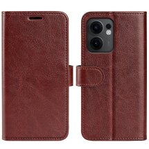 Чехол-книжка Deexe Wallet Style для OPPO Reno 13 F/FS 5G - Brown: фото 1 из 7