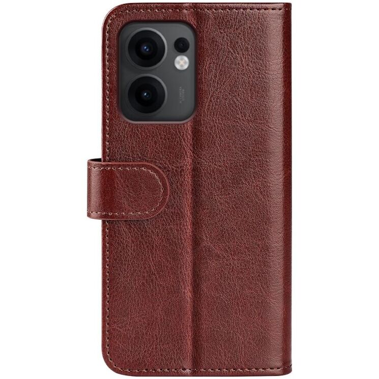 Чехол-книжка Deexe Wallet Style для OPPO Reno 13 F/FS 5G - Brown: фото 5 из 7