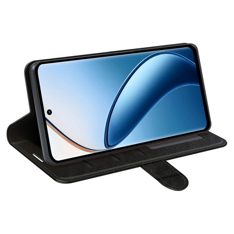Чехол-книжка Deexe Wallet Style для Realme 12 / 12 Plus - Black: фото 3 из 9