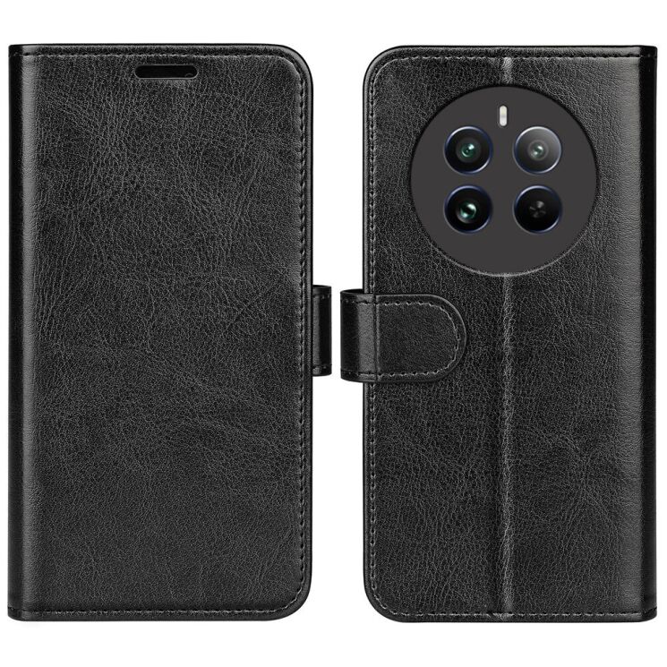 Чехол-книжка Deexe Wallet Style для Realme 12 / 12 Plus - Black: фото 1 из 9