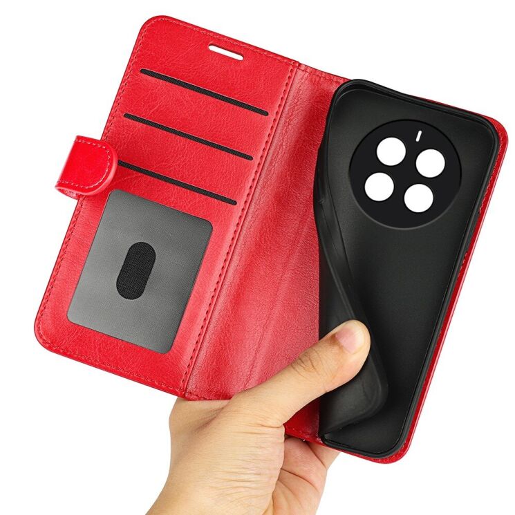 Чехол-книжка Deexe Wallet Style для Realme 12 / 12 Plus - Brown: фото 7 из 7