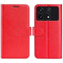 Чехол-книжка Deexe Wallet Style для Xiaomi Poco F6 Pro - Red: фото 1 из 6