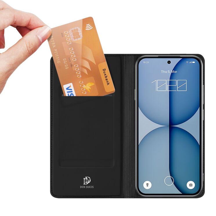 Чохол-книжка DUX DUCIS Skin Pro для Nothing Phone (4a) - Black (411318B) Чохол-книжка DUX DUCIS Skin Pro для Nothing Phone (4a) - Black: фото 5 з 10