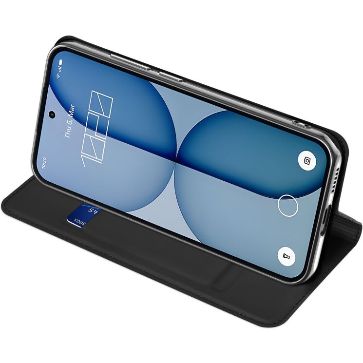 Чохол-книжка DUX DUCIS Skin Pro для Nothing Phone (4a) - Black (411318B) Чохол-книжка DUX DUCIS Skin Pro для Nothing Phone (4a) - Black: фото 3 з 10