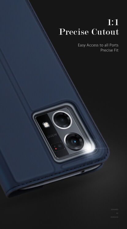 Чохол-книжка DUX DUCIS Skin Pro для OPPO Reno 7 - Sapphire: фото 15 з 23