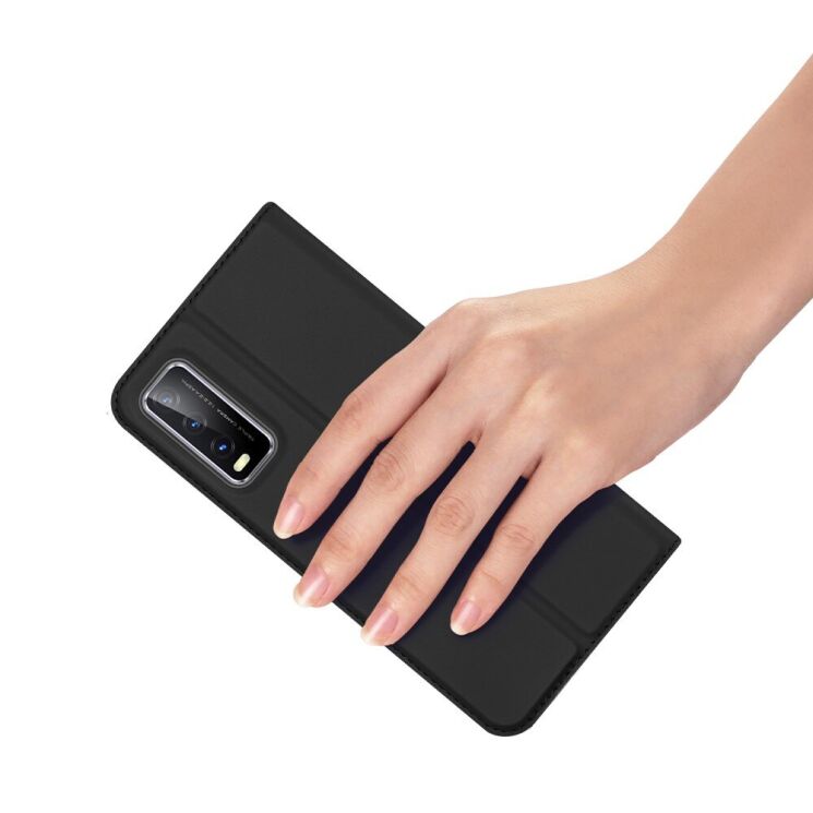 Чехол-книжка DUX DUCIS Skin Pro для VIVO Y20 (V2027) / Y12s - Black: фото 6 из 18