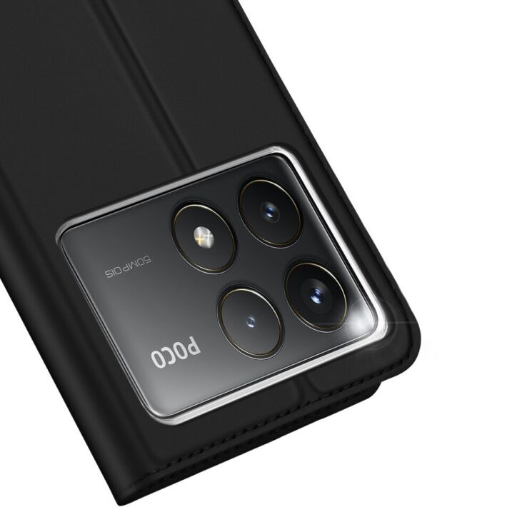 Чехол-книжка DUX DUCIS Skin Pro для Xiaomi Poco F6 Pro - Blue: фото 6 из 14