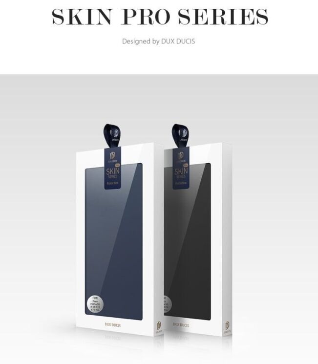 Чехол-книжка DUX DUCIS Skin Pro для Xiaomi Poco F6 Pro - Blue: фото 14 из 14
