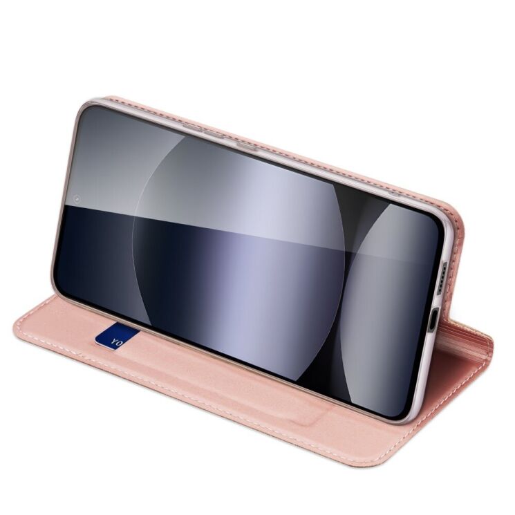 Чохол-книжка DUX DUCIS Skin Pro для Xiaomi Redmi Note 14 4G - Pink: фото 3 з 11