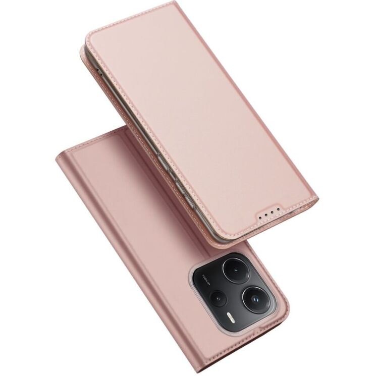 Чохол-книжка DUX DUCIS Skin Pro для Xiaomi Redmi Note 14 4G - Pink: фото 1 з 11