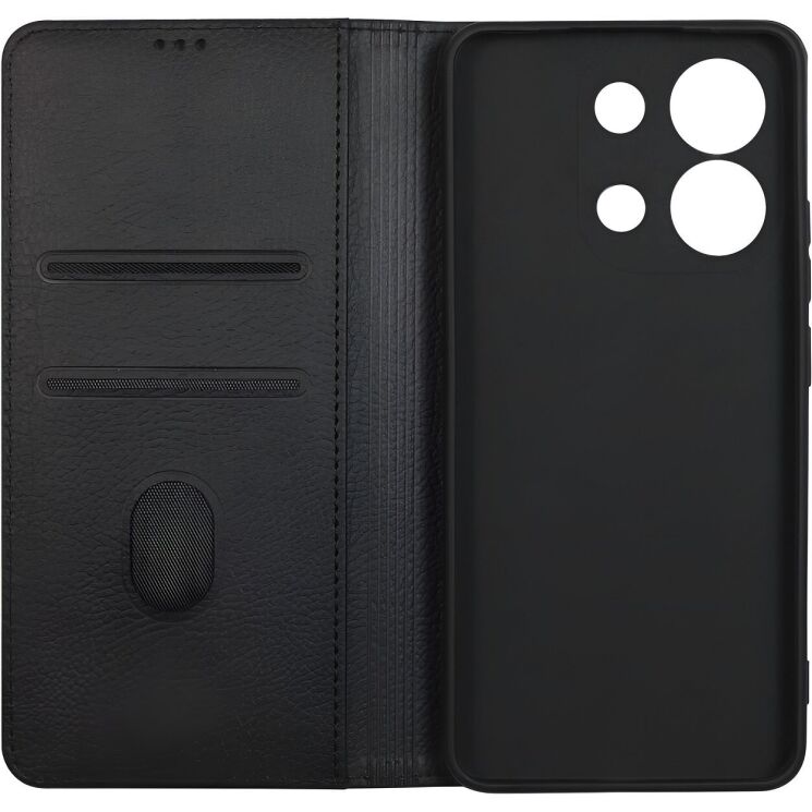 Чехол-книжка Just Must Stand Flip Case для Xiaomi Redmi Note 13 (6973297901333) - Black: фото 3 из 4