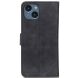 Чехол-книжка KHAZNEH Retro Wallet для Apple iPhone 15 - Black (371519B). Фото 6 из 9
