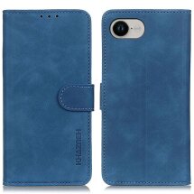 Чехол-книжка KHAZNEH Retro Wallet для Apple iPhone 16e - Blue: фото 1 из 8