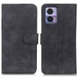 Чехол-книжка KHAZNEH Retro Wallet для Motorola Edge 30 Neo - Black (319603B)