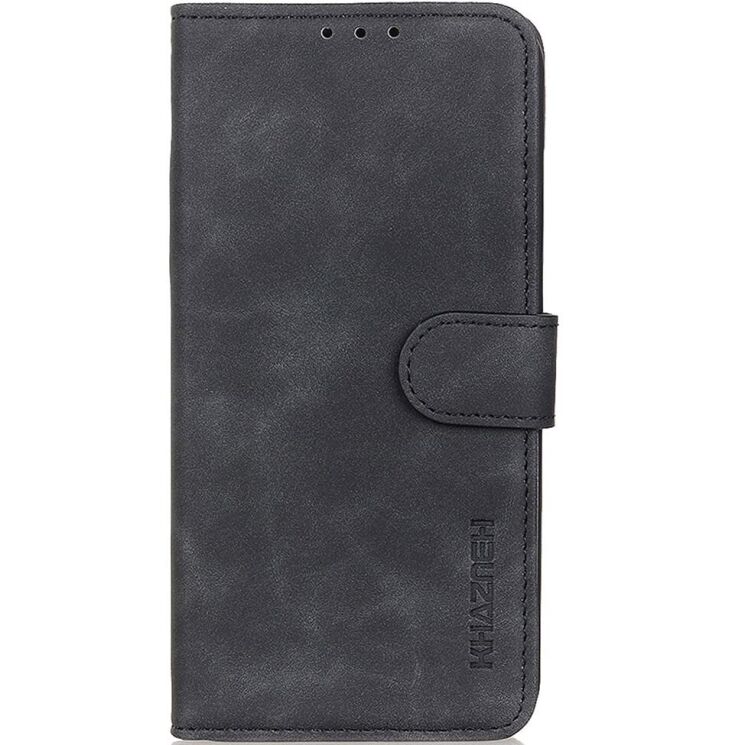 Чехол-книжка KHAZNEH Retro Wallet для Motorola Edge 50 Neo - Black: фото 4 из 8