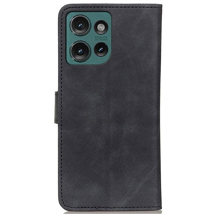 Чехол-книжка KHAZNEH Retro Wallet для Motorola Edge 50 Neo - Black: фото 5 из 8