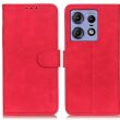 Чехол-книжка KHAZNEH Retro Wallet для Motorola Edge 50 Pro - Red (353636R)