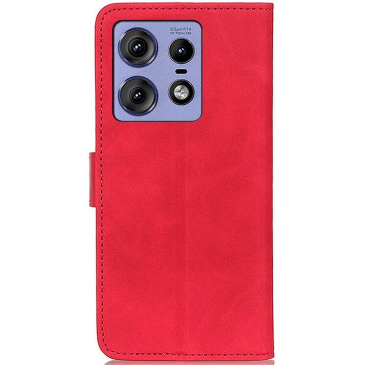 Чехол-книжка KHAZNEH Retro Wallet для Motorola Edge 50 Pro - Red: фото 5 из 9