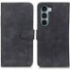 Чехол-книжка с застежкой KHAZNEH Retro Wallet для Motorola Moto G200 - Black (293414B). Фото 1 из 8